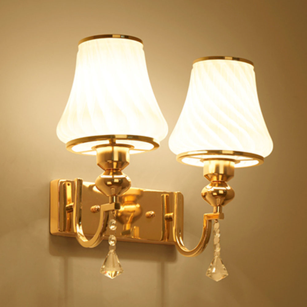 Bedroom Wall Lamps
 HGhomeart Simple Modern Glass Sconces Led Wall Lamp
