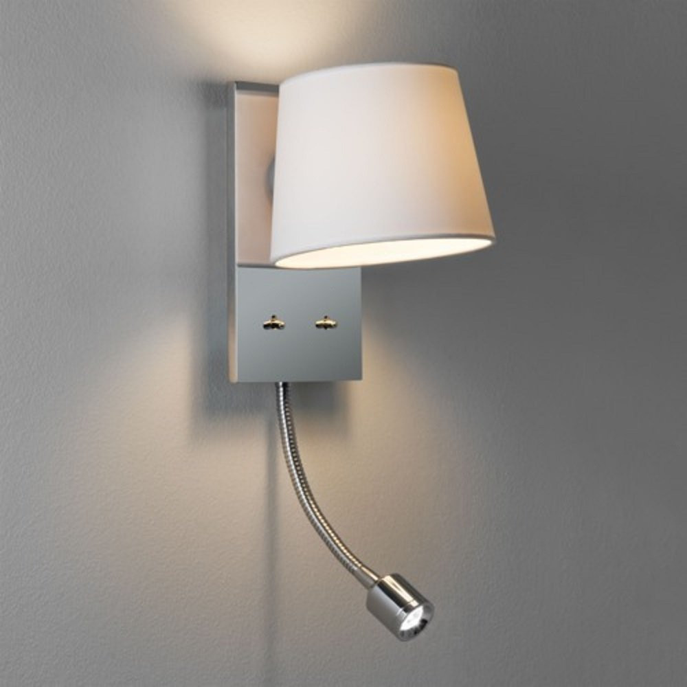 Bedroom Wall Lamps
 Bedroom Wall Light Incorporating LED flexible Arm Book