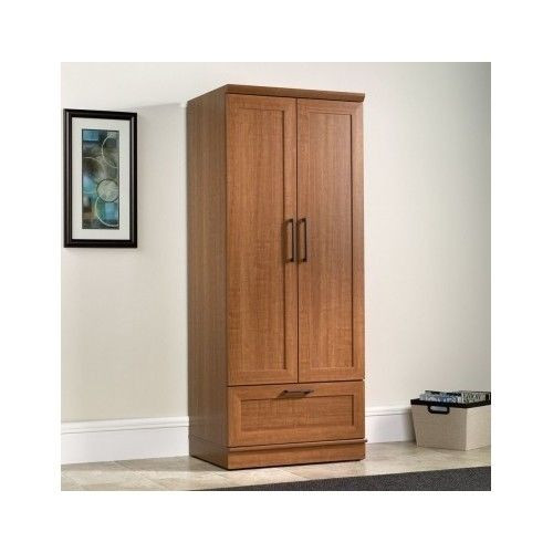 Bedroom Wardrobe Cabinet
 Tall Wardrobe Closet Oak Armoire Storage Cabinet Wood