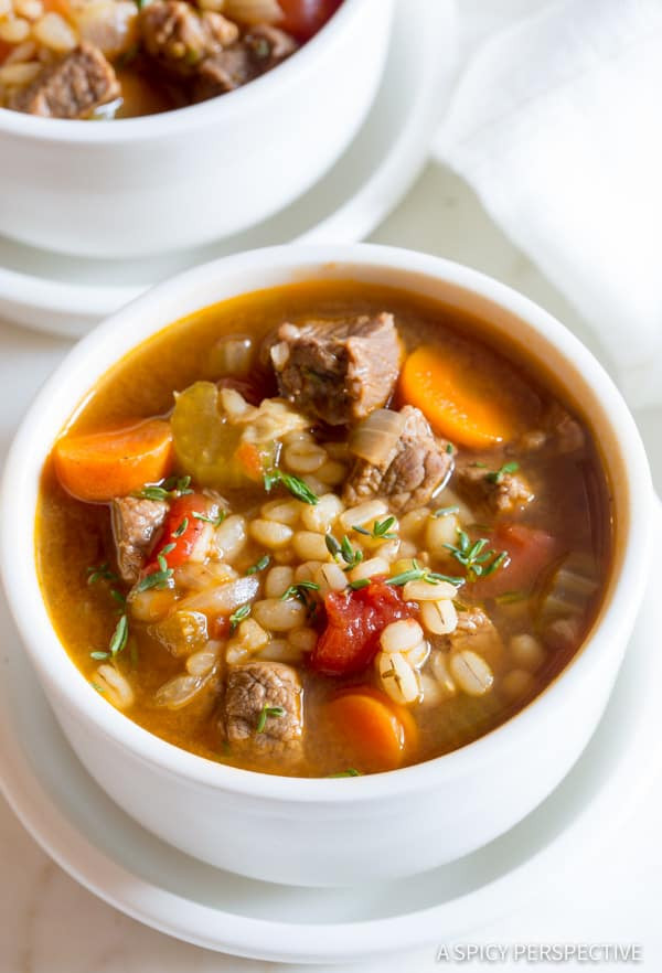 Beef And Barley Soup Recipe
 Perfect Beef Barley Soup A Spicy Perspective