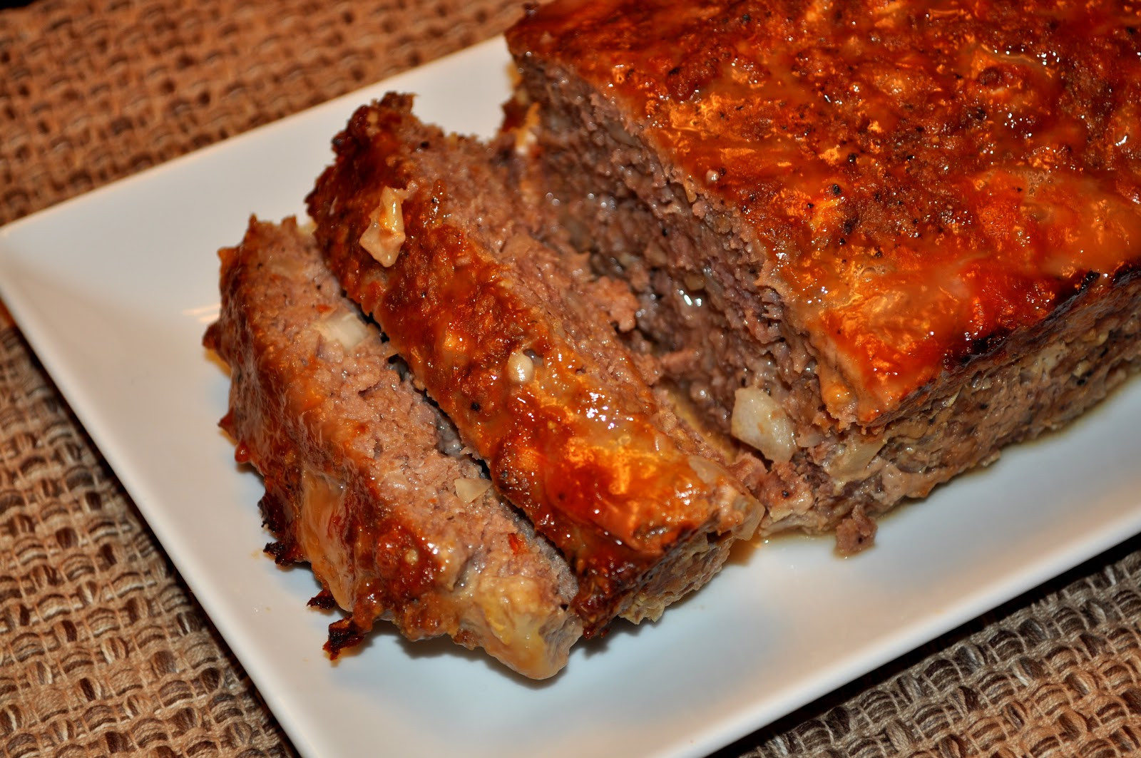 Beef And Lamb Meatloaf
 CookingwithSweetface Glazed Beef and Pork Meatloaf