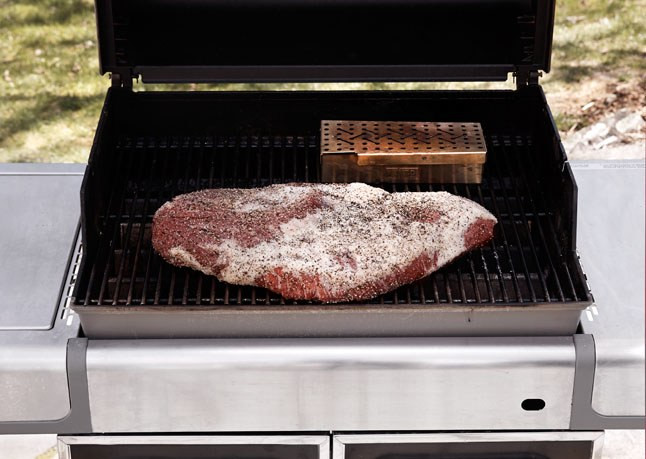 Beef Brisket On Gas Grill
 How to Make Texas Style Smoked Brisket in a Gas Grill