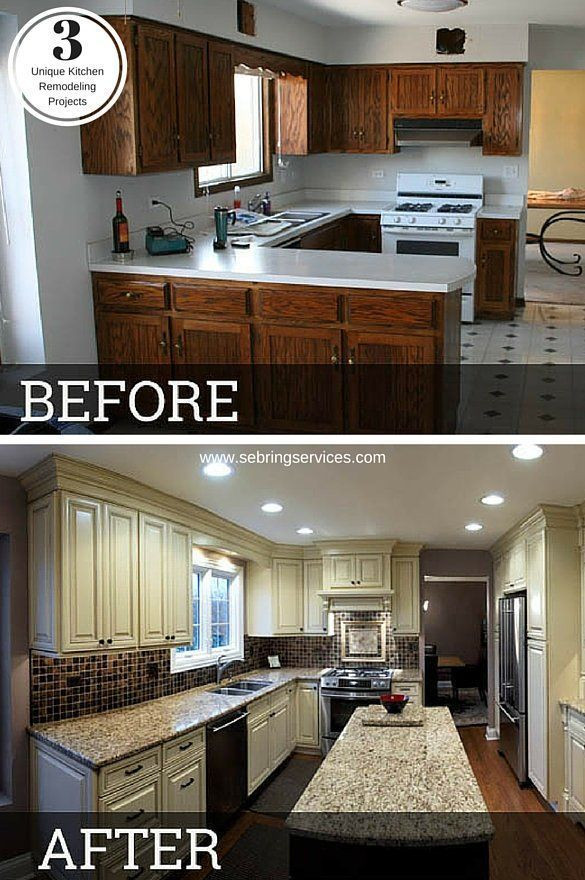 Before And After Kitchen Remodel
 Before & After 3 Unique Kitchen Remodeling Projects in