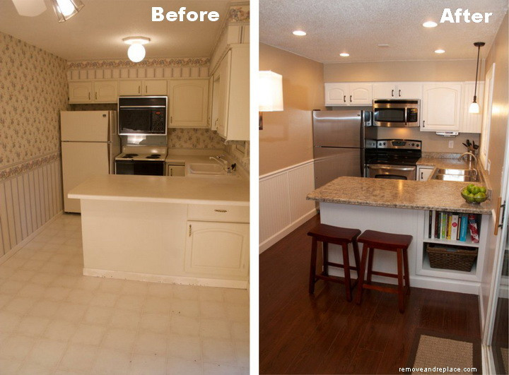 Before And After Kitchen Remodel
 Before And After Pics Kitchens A Bud