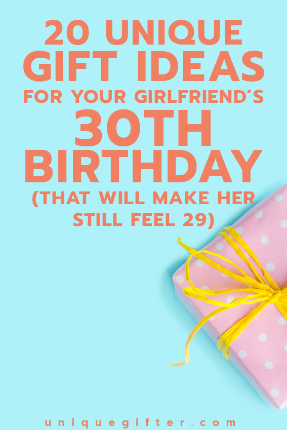 Best 30th Birthday Gifts For Her
 20 Gift Ideas for Your Girlfriend s 30th Birthday that