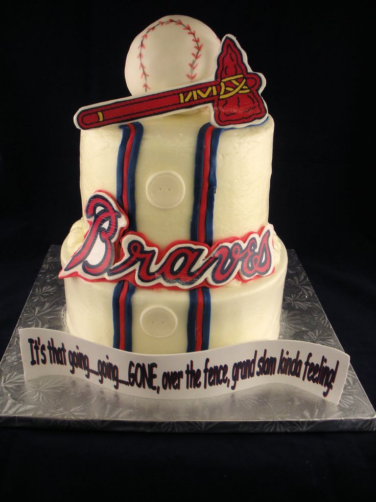 Best Birthday Cakes In Atlanta
 Atlanta Braves Baseball Cake Ideas and Designs