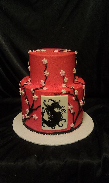 Best Birthday Cakes In Atlanta
 Dragon Cake cherryblossomcake cakesbydarcy atlanta