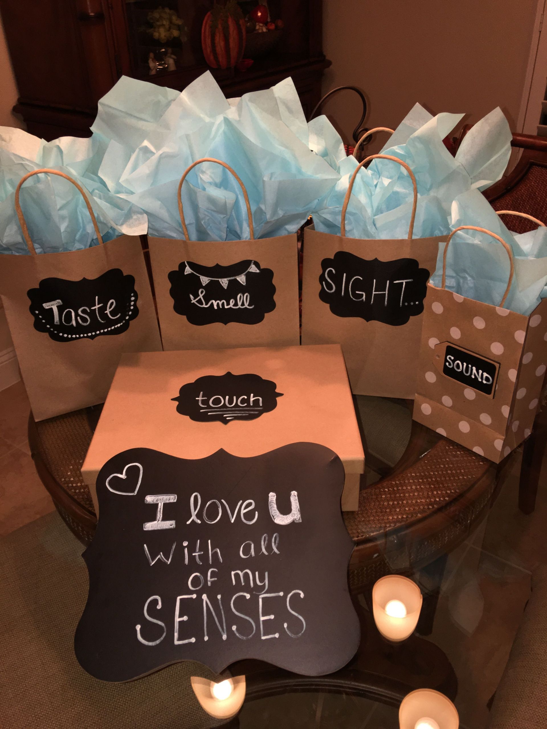Best Birthday Gift Ideas For Boyfriend
 I love you with all of my senses my version for my