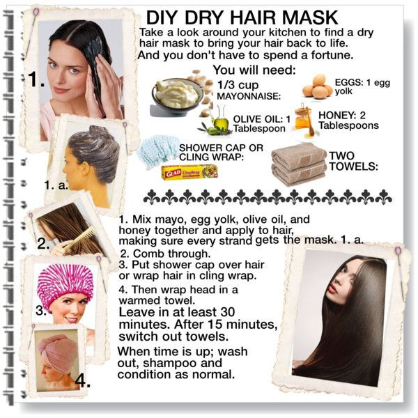 Best DIY Hair Mask For Damaged Hair
 "DIY Dry Hair Mask" by cathy1965 on Polyvore