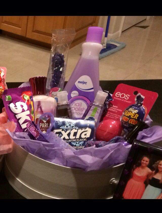 Best Friend Birthday Gift Basket Ideas
 Another color themed basket that I made for my friend s