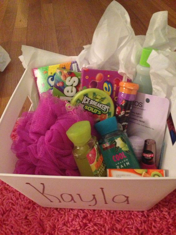 Best Friend Birthday Gift Basket Ideas
 I ask my best friend what her favorite colors were and I