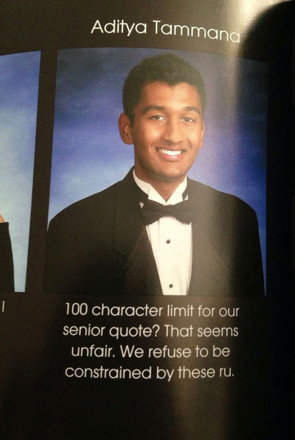 Best Funny Senior Quotes
 10 Hilarious Yearbook Quotes That Are Impossible Not To
