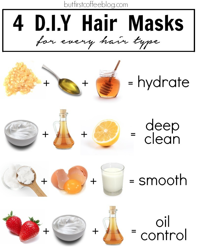 Best Hair Mask DIY
 4 DIY Hair Masks for Every Hair Type But First Coffee