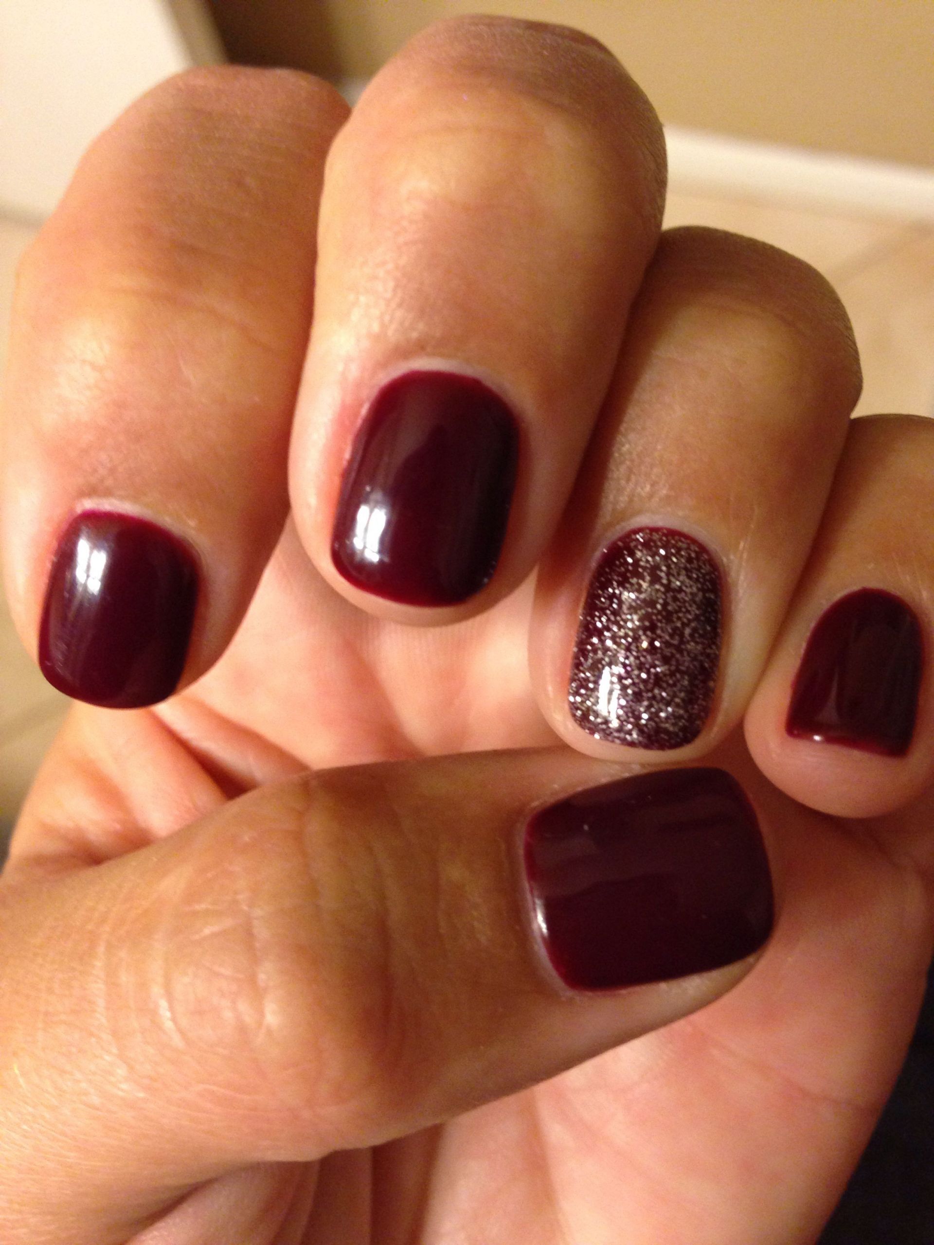 Best Nail Colors For Fall
 Best fall color ever Got the blues for red OPI GEL In