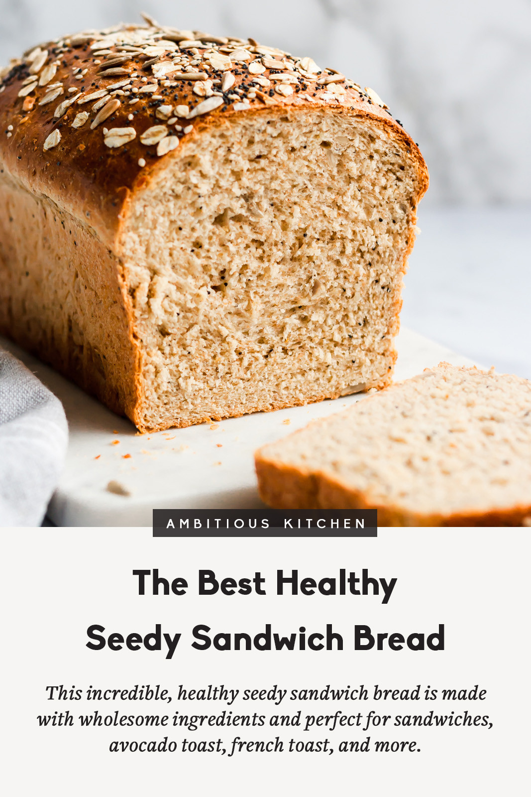 Best Sandwich Bread Recipes
 Best Healthy Soft Seedy Sandwich Bread