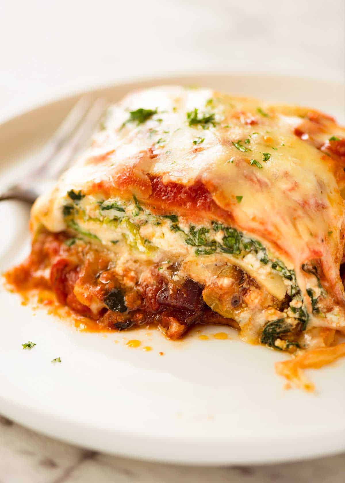 Best Vegetarian Lasagna
 Ve arian Lasagna