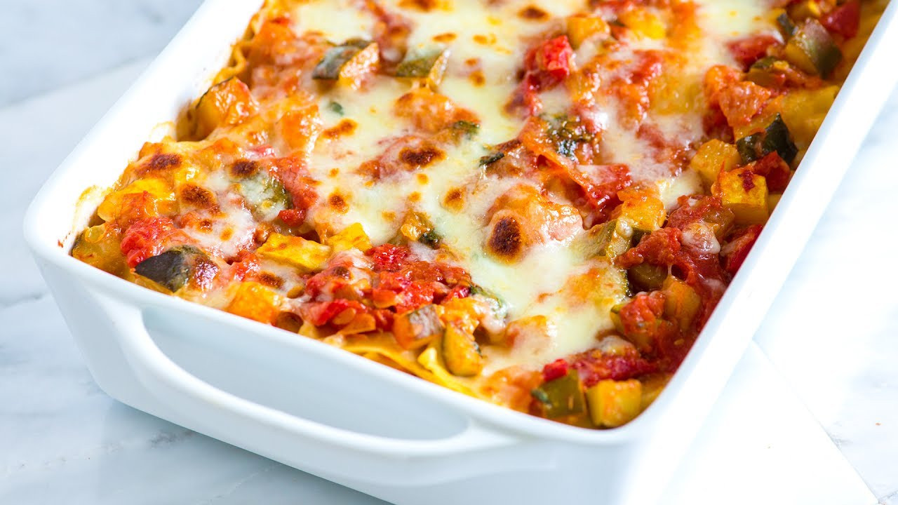 Best Vegetarian Lasagna
 Easy Ve able Lasagna Recipe How to Make Fresh