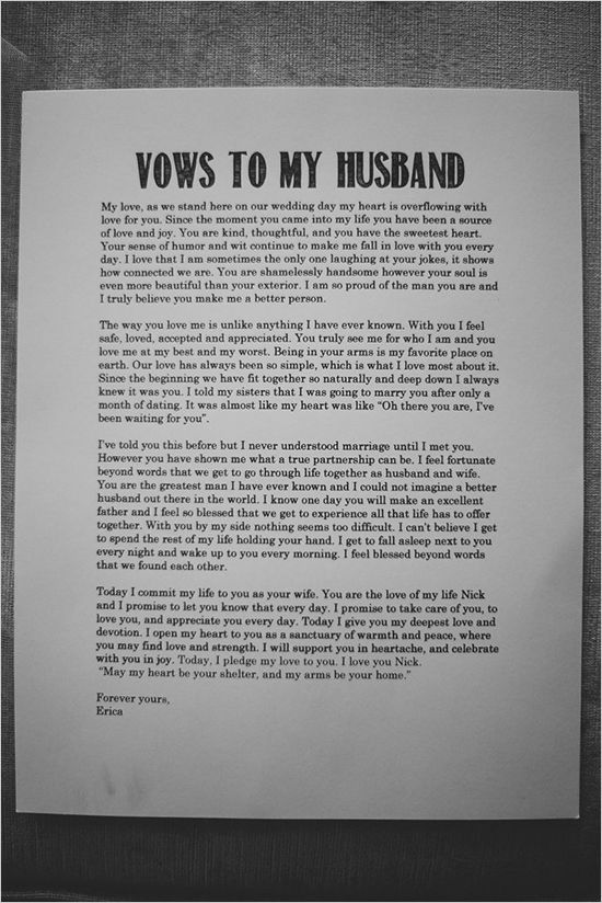 Best Wedding Vows Ever
 17 Best images about Inspirational Quotes on Pinterest