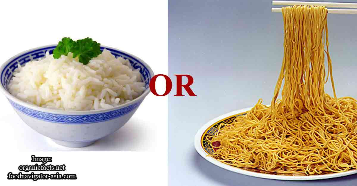 Better Than Noodles
 6 reasons why rice is better than noodles