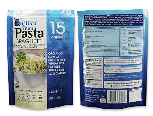Better Than Noodles
 Better Than Pasta Certified Organic Vegan Gluten Free