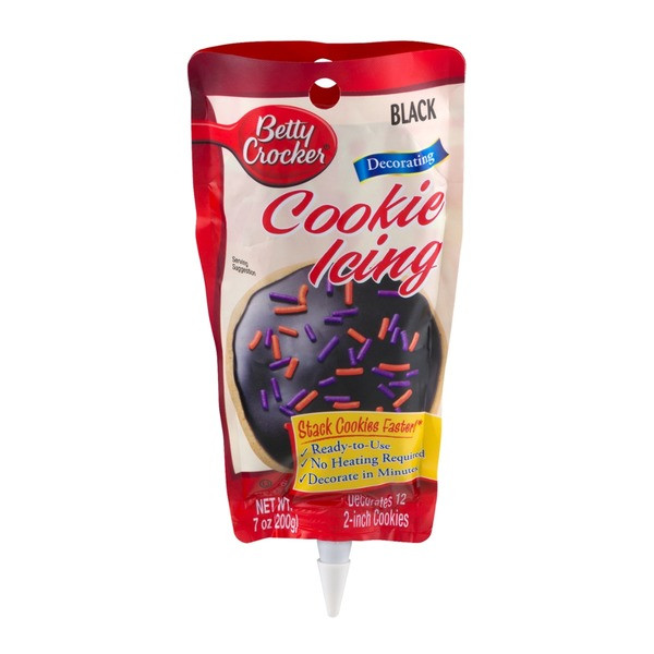 Betty Crocker Cookie Icing
 Betty Crocker Decorating Cookie Icing Black 7 oz from