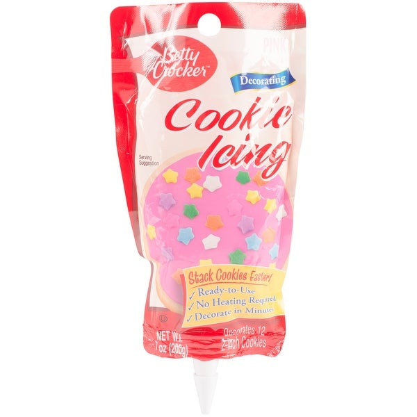 Betty Crocker Cookie Icing
 Shop Betty Crocker Cookie Icing 7Oz Pouch Pink Free
