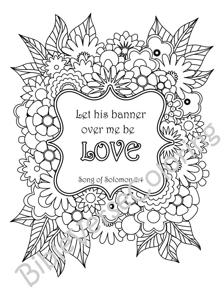 Bible Coloring Book For Adults
 5 Bible Verse Coloring Pages Inspirational Quotes DIY Adult