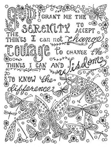 Bible Coloring Pages For Adults Pdf
 Serenity Prayer Prayers to color Google Search