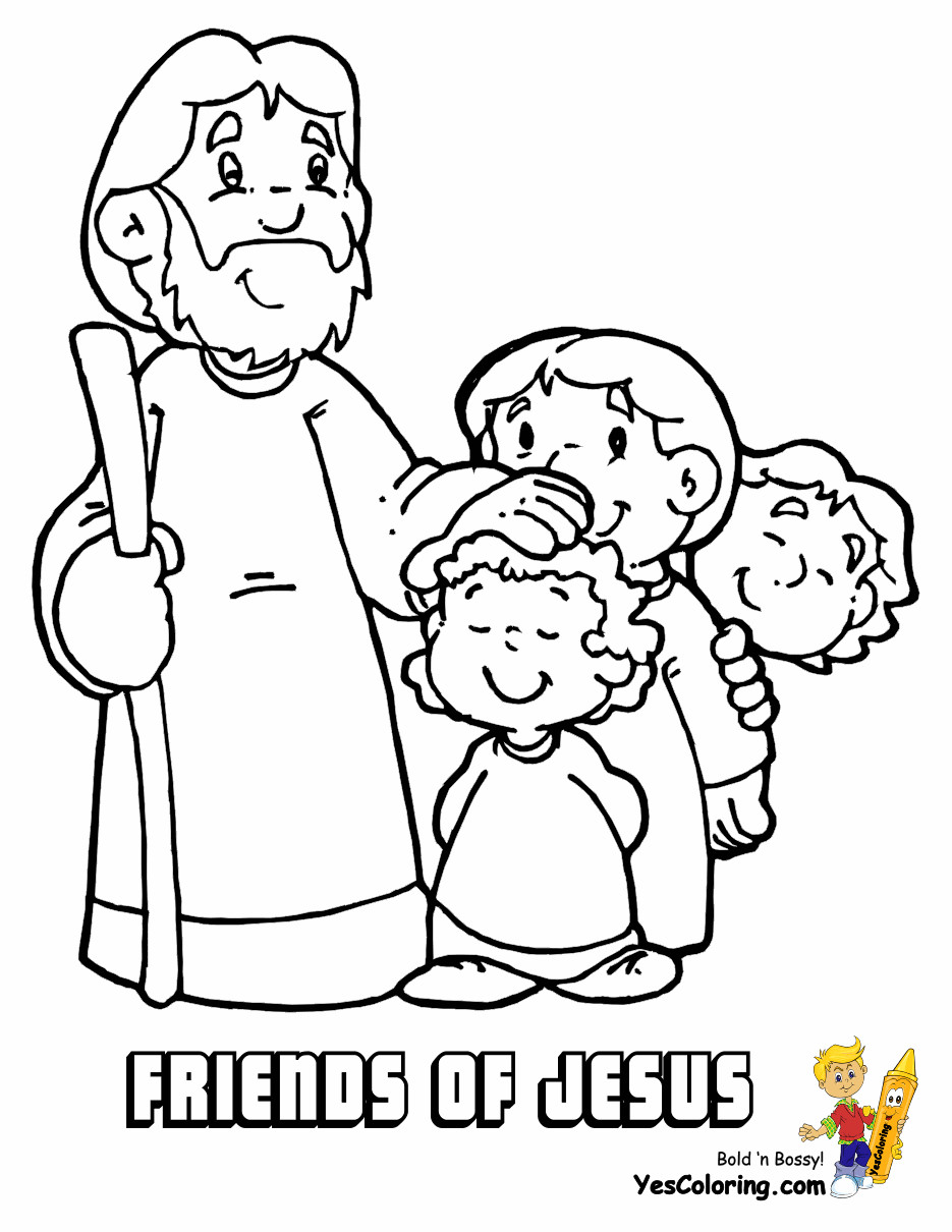 Bible Coloring Pages For Toddlers
 Fight Faith Bible Coloring Jesus Free