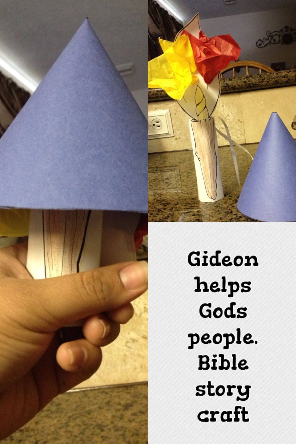 Bible Craft For Preschoolers
 Gideon story Bible craft