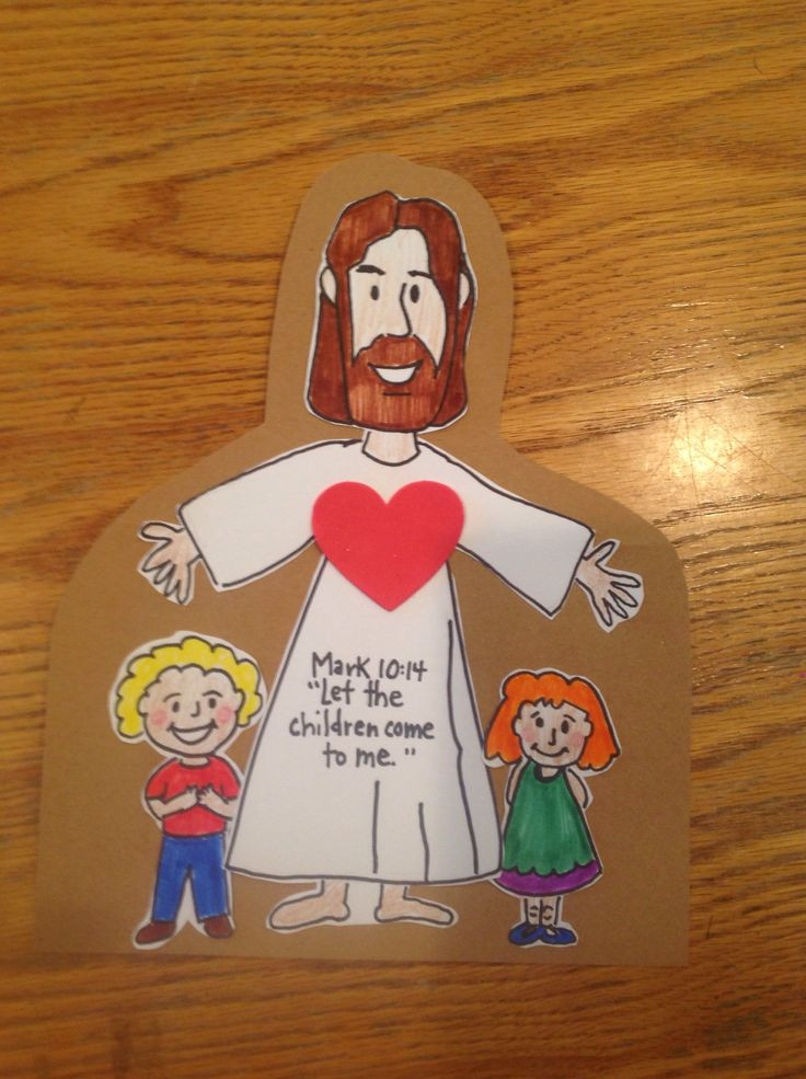 Bible Craft For Preschoolers
 Jesus Loves the Little Children Bible Craft by Let