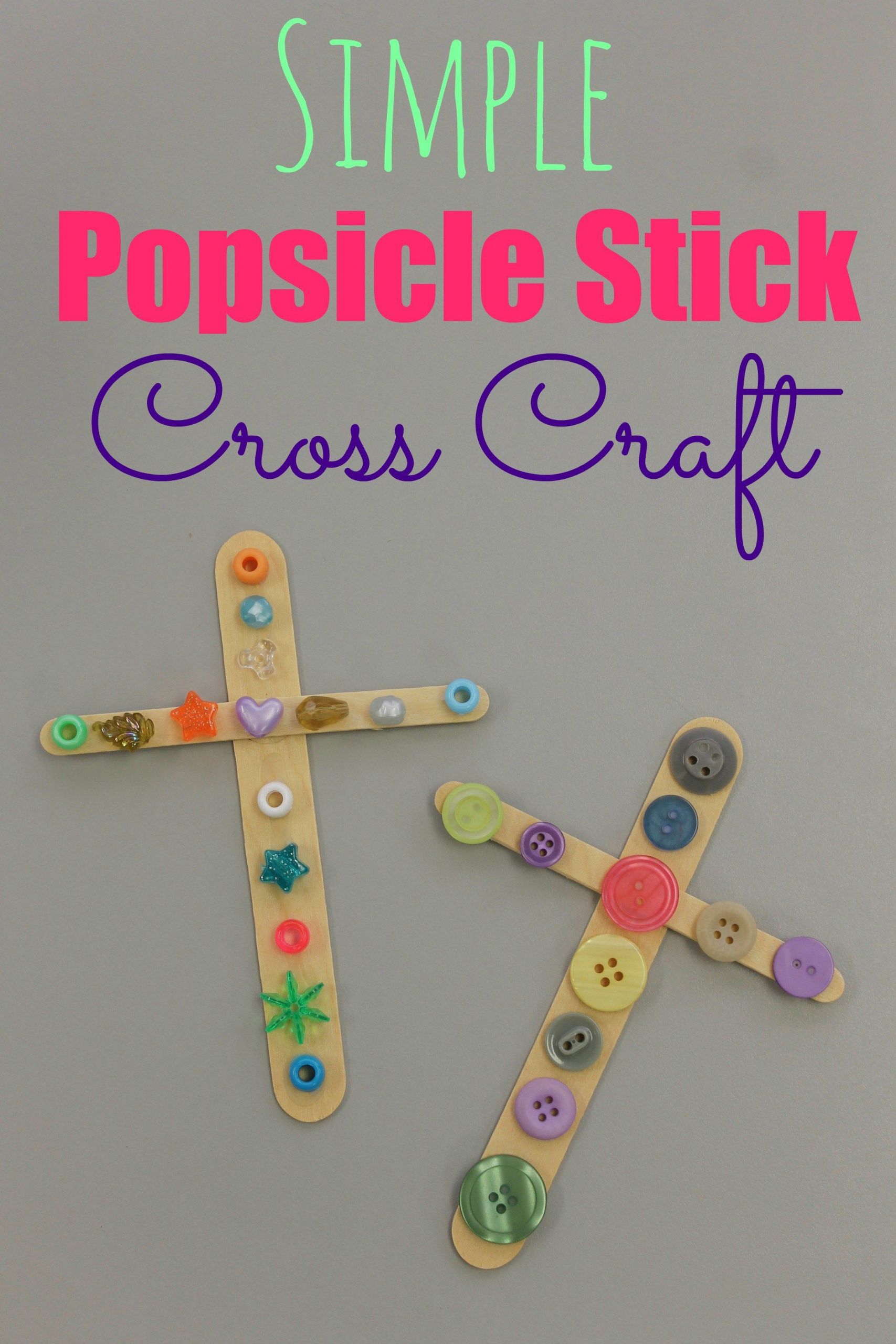 Bible Crafts For Preschoolers
 Simple Cross Craft