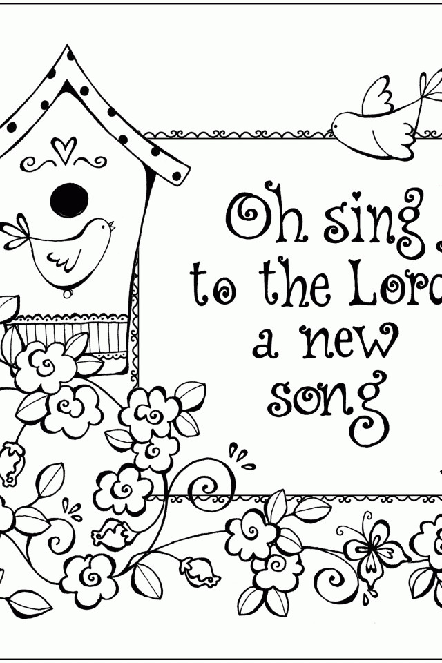 Bible Verse Coloring Pages For Kids
 Coloring Pages With Bible Verses Coloring Home