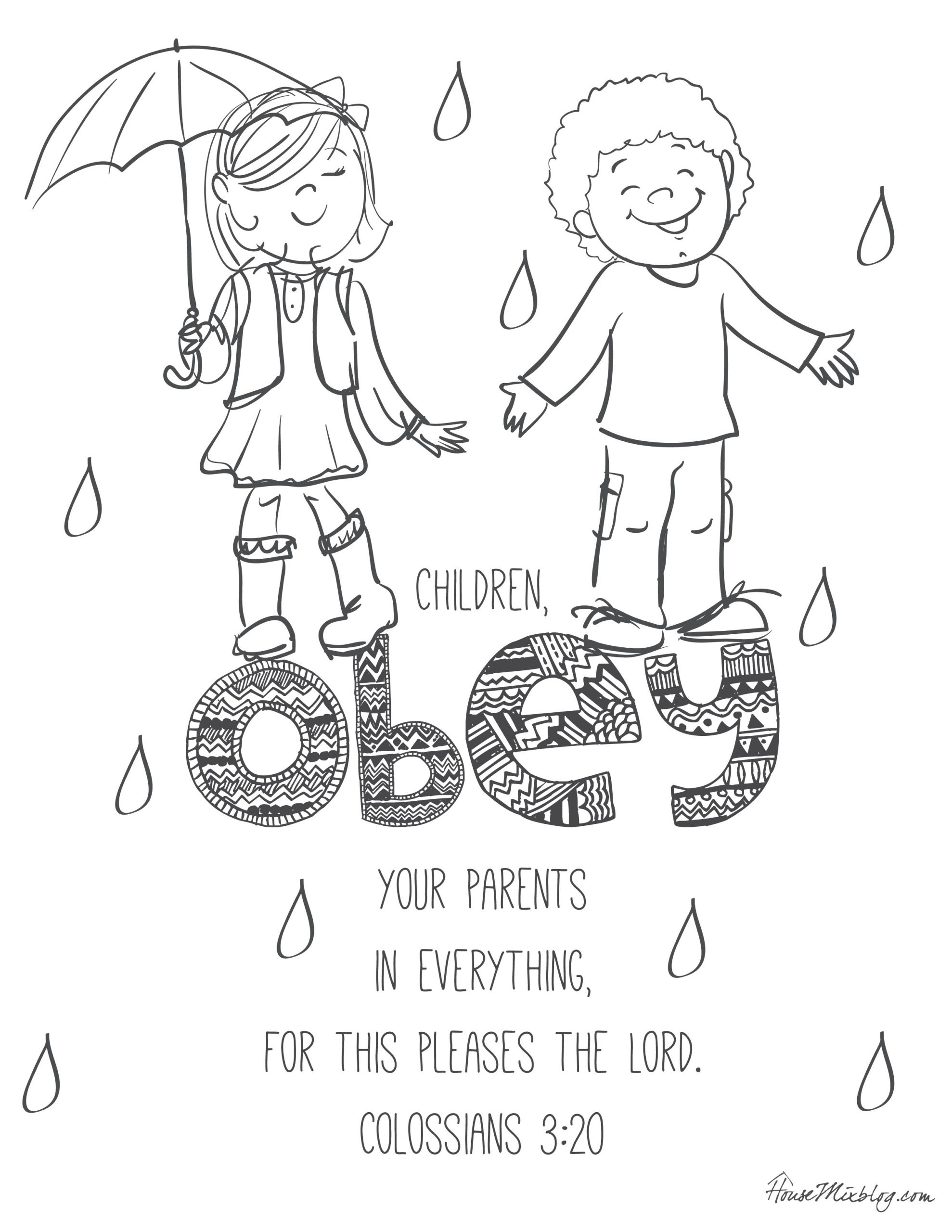 Bible Verse Coloring Pages For Kids
 11 Bible verses to teach kids with printables to color