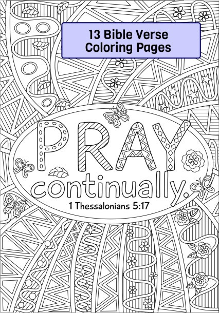 Bible Verse Coloring Pages Free Printable
 RicLDP Artworks Bundle 2 Bible Verse Coloring Pages