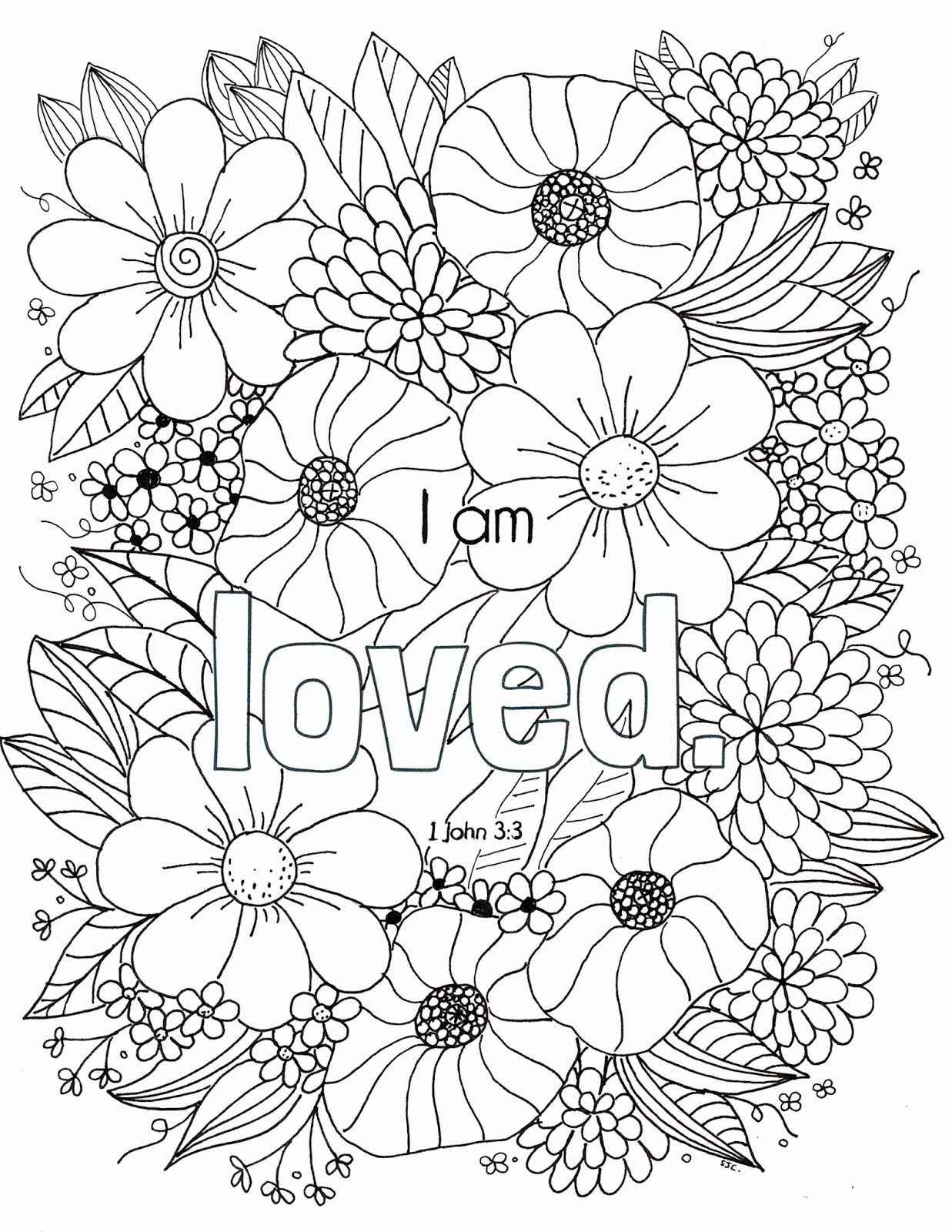 Bible Verses Coloring Pages For Adults
 Wel e to the “Who I am In Christ” Coloring Page Series