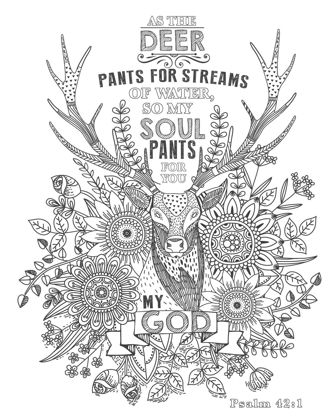Bible Verses Coloring Pages For Adults
 Coloring page from The Psalms in Color