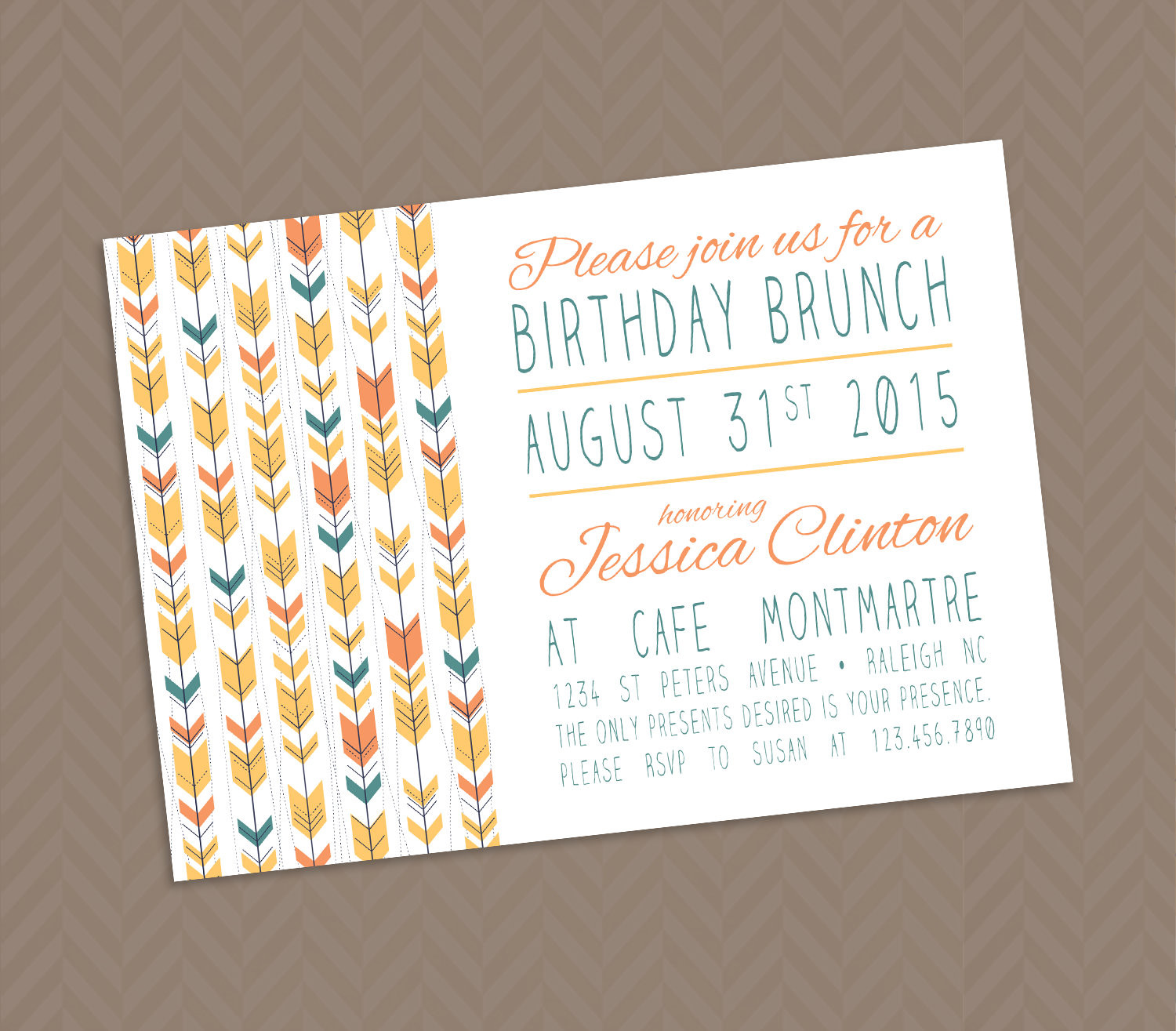 Birthday Brunch Invitations
 Adult Birthday Brunch Invitation Printable custom birthday