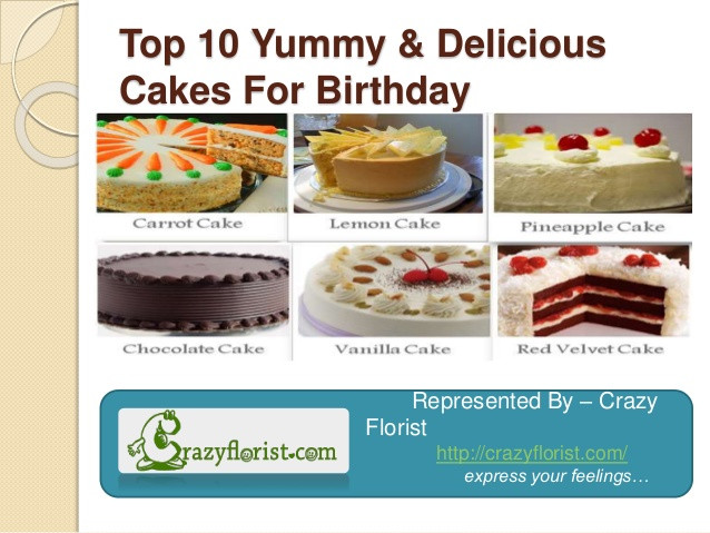 Birthday Cake Flavor
 Top 10 Cake Flavor For Birthday Wedding Anniversary