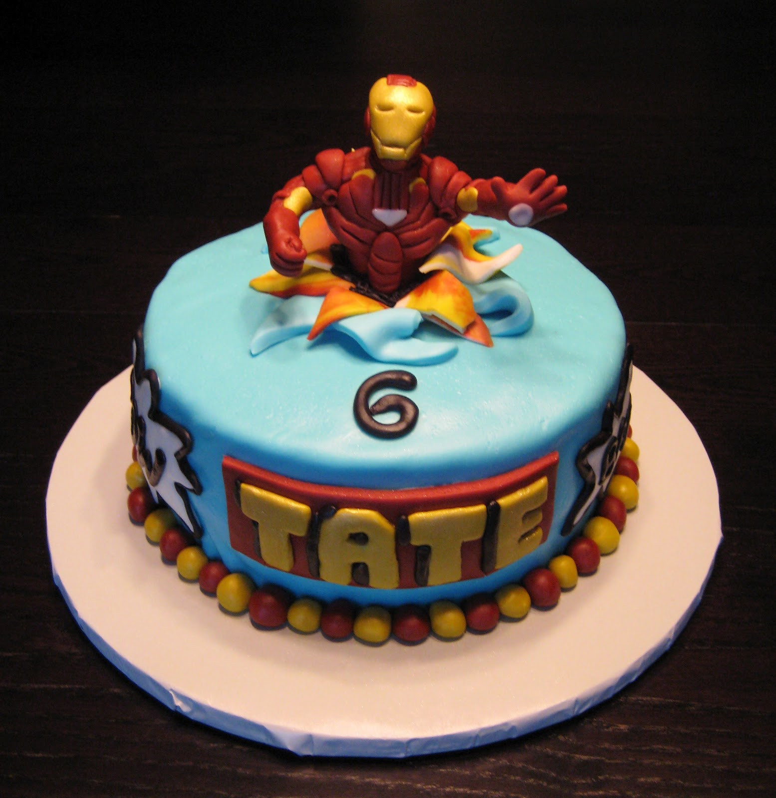 Birthday Cake For Man
 Custom Cakes by Julie Iron Man Cake
