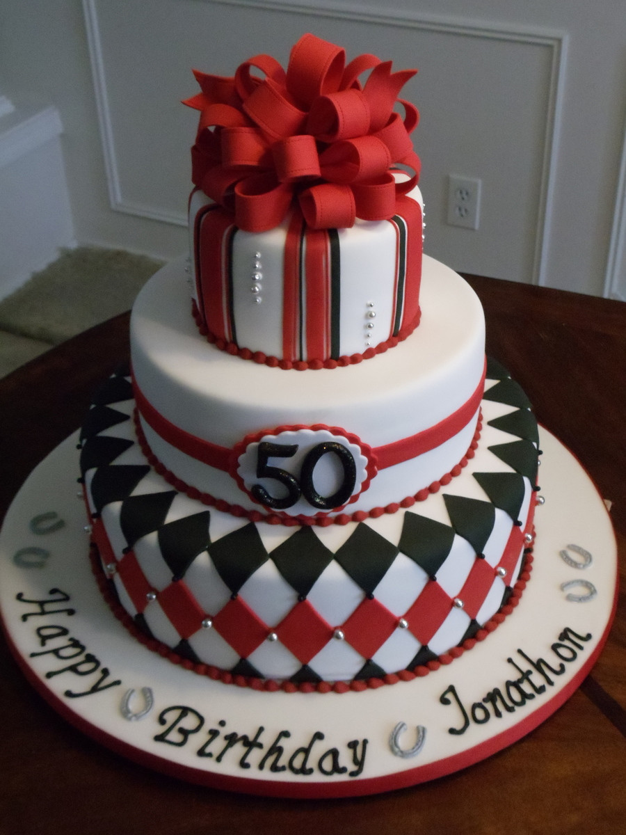 Birthday Cake For Man
 Horse Racing Silks Inspired 50Th Birthday Cake