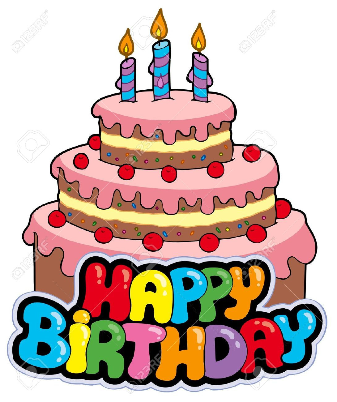 Birthday Cake Graphic
 Cake clipart on glitter graphics birthday cakes and image