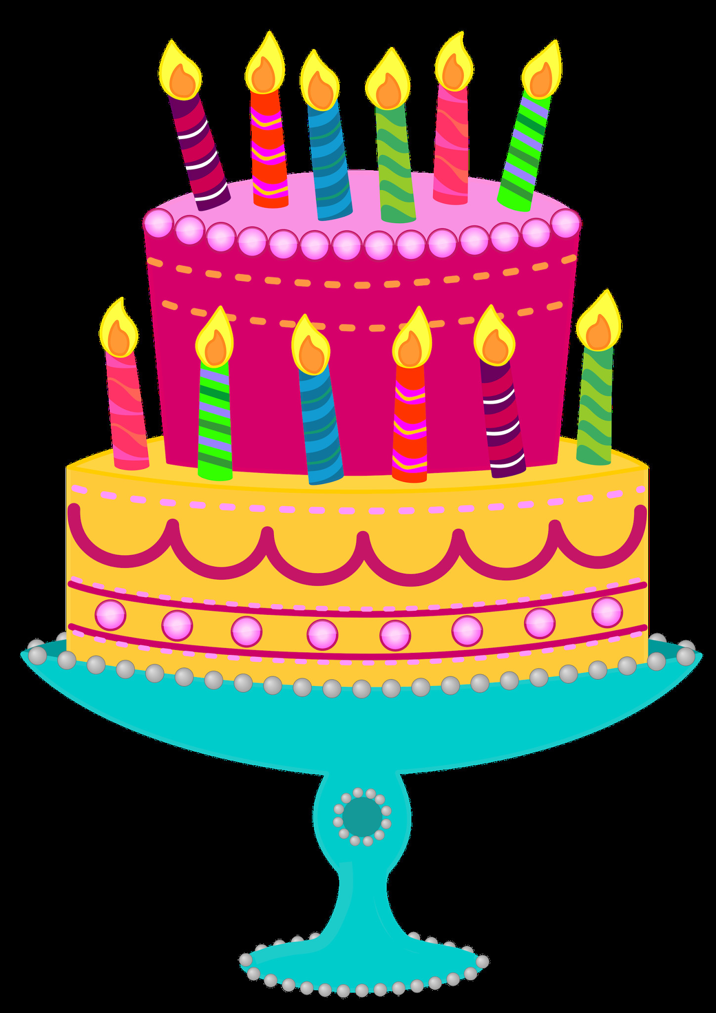 Birthday Cake Graphic
 Free Cake Cliparts