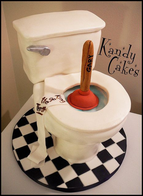 Birthday Cake Pictures Funny
 Toilet Cake by Kandy Cakes