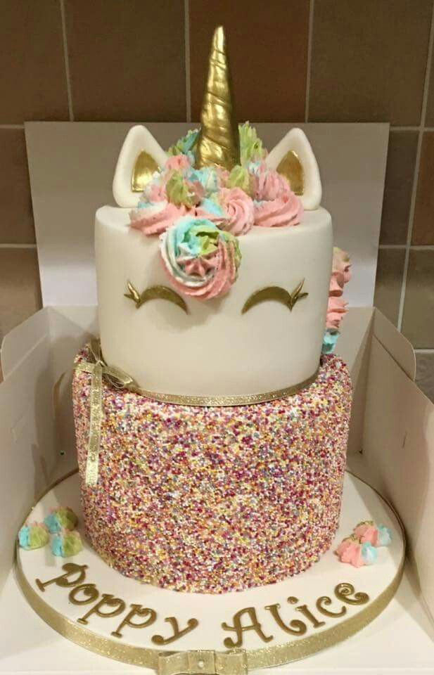 Birthday Cake Pinterest
 Rainbow unicorn cake Cake Decorating Unicorn