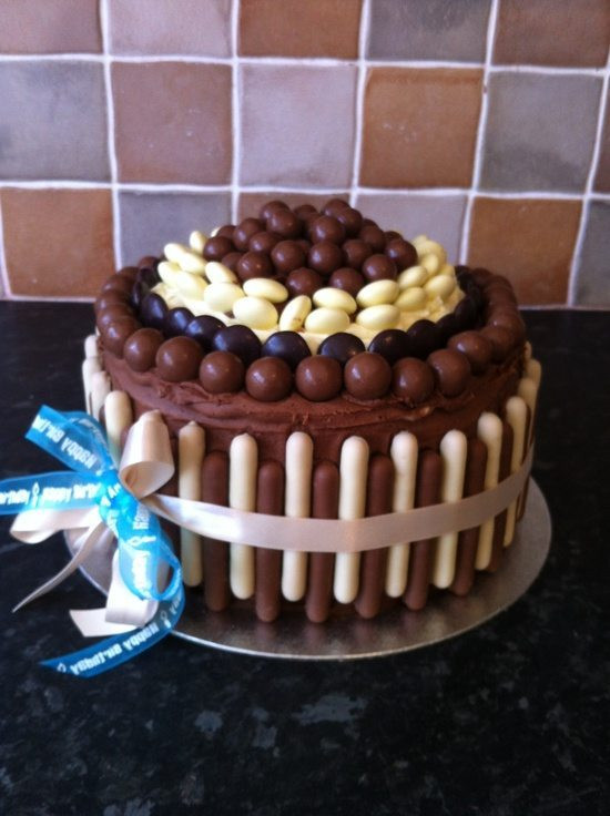 Birthday Cake Pinterest
 A chocolate cake of epic proportions for the Prof s 18th
