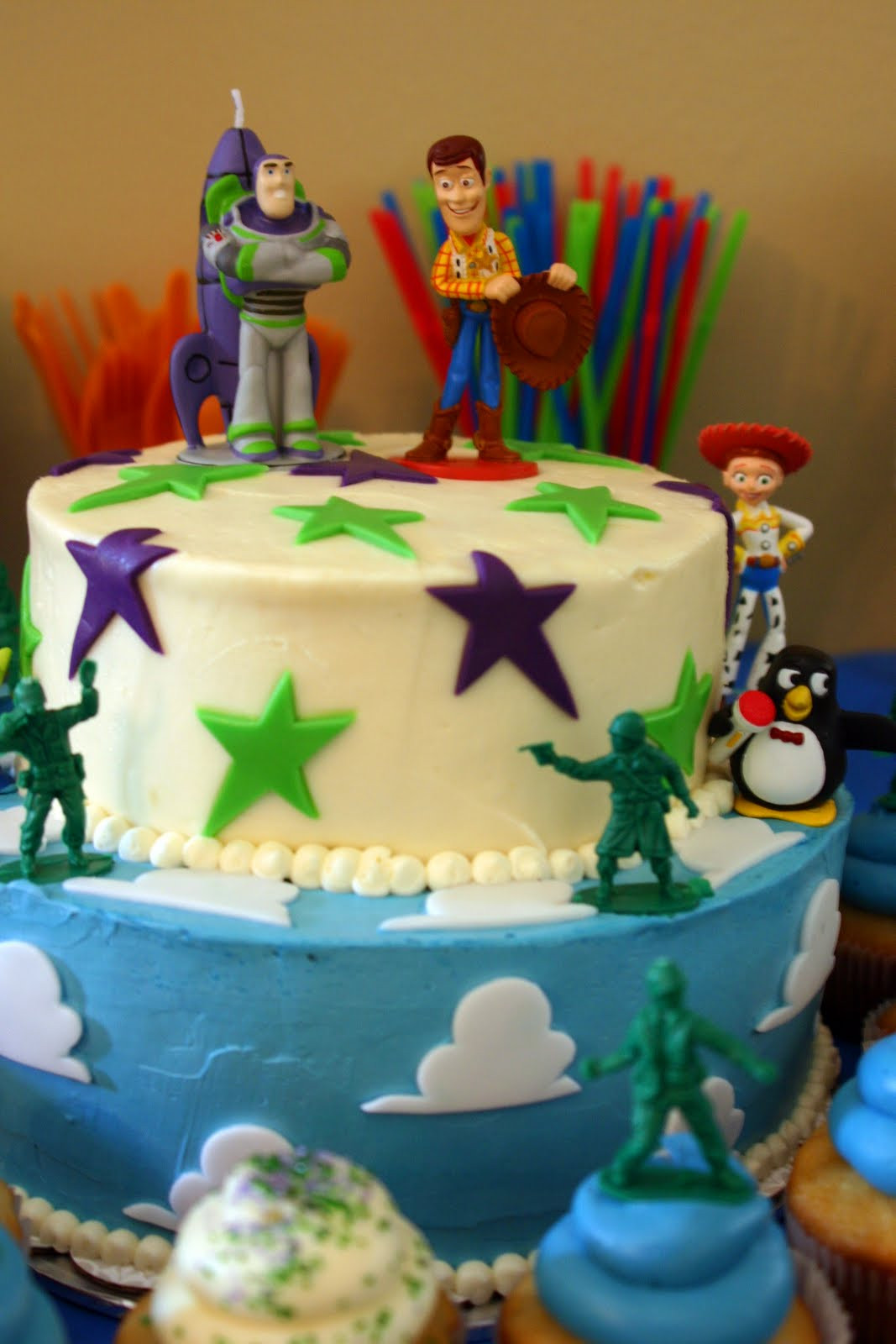 Birthday Cake Toy
 Sweet Lavender Bake Shoppe toy story themed 5th birthday