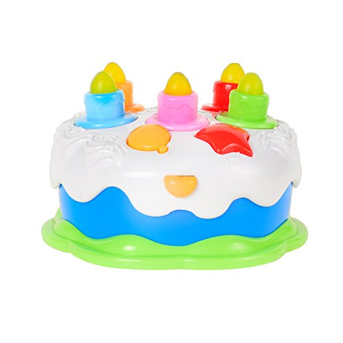 Birthday Cake Toy
 Kids Birthday Cake Toy with Candles Music Pretend Play