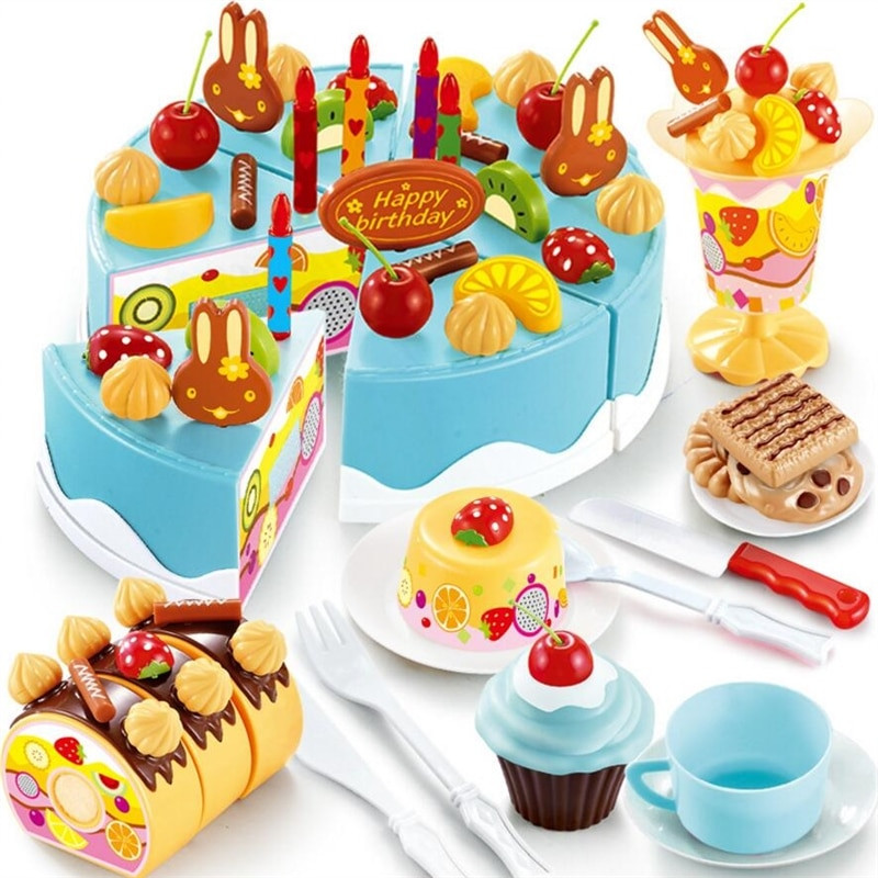 Birthday Cake Toy
 37 75Pcs Birthday Cake Toy DIY Fruit Cream Christmas Gift