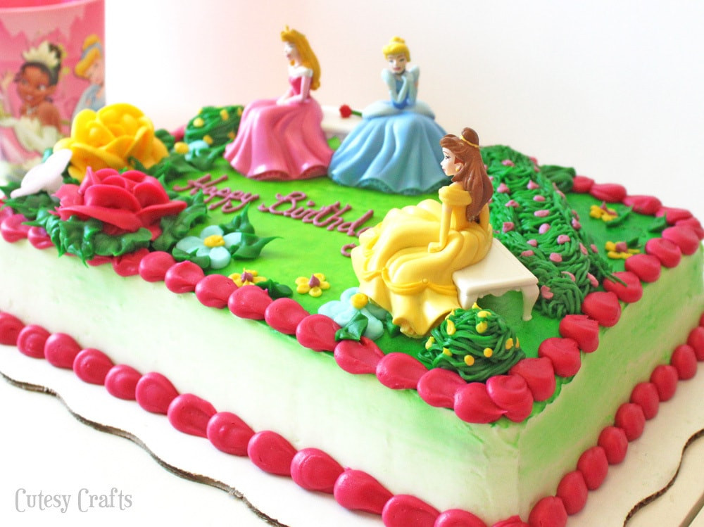 Birthday Cake Walmart
 Disney Princess Birthday Celebration Cutesy Crafts